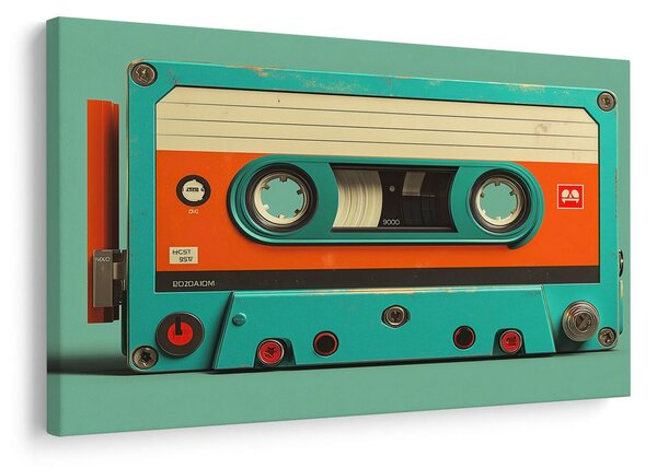 Quadro su tela – Cassette retrò