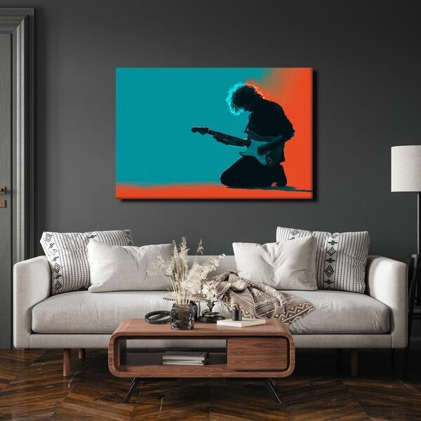 Quadro su tela – Estasi musicale sul palco
