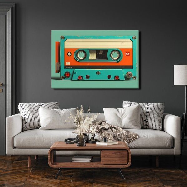Quadro su tela – Cassette retrò