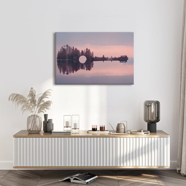 Quadro su tela – Chitarra a forma di foresta