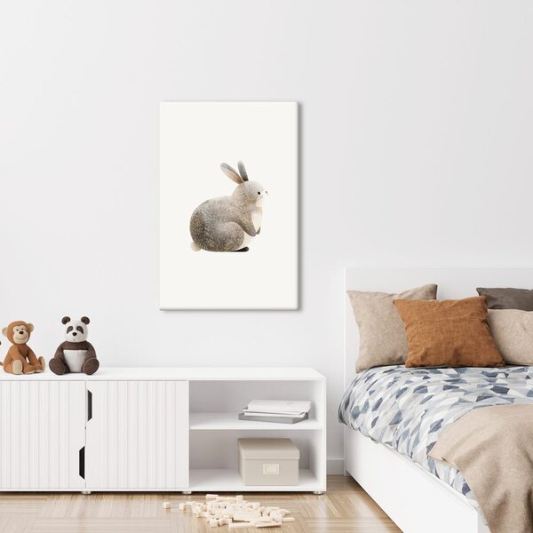 Quadro su tela – Coniglietto seduto adorabile