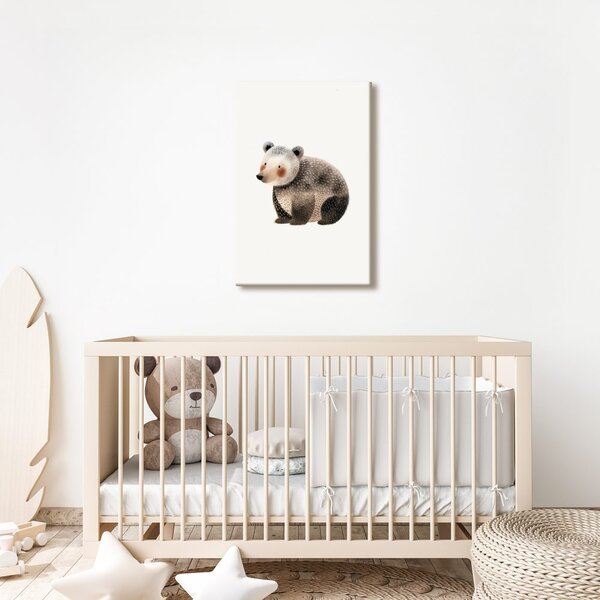 Quadro su tela – Orso carino nel bosco