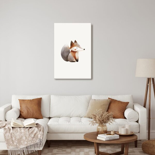 Quadro su tela – Dolce volpe nel bosco