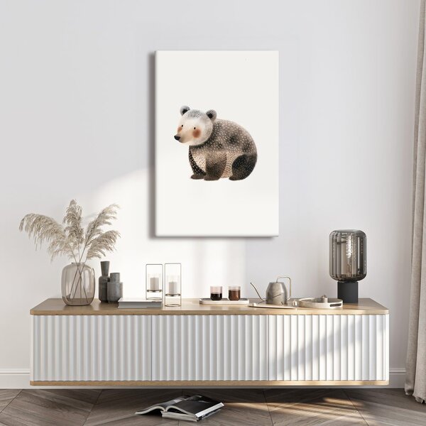 Quadro su tela – Orso carino nel bosco