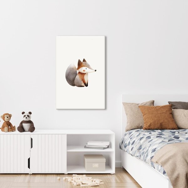 Quadro su tela – Dolce volpe nel bosco