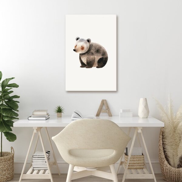 Quadro su tela – Orso carino nel bosco