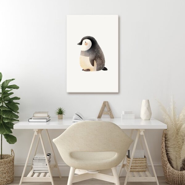 Quadro su tela – Cucciolo di pinguino adorabile