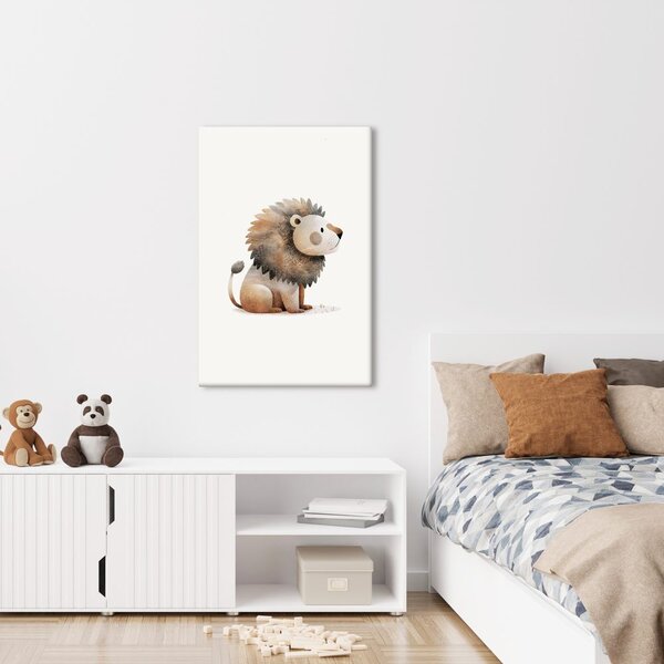 Quadro su tela – Leoncino carino