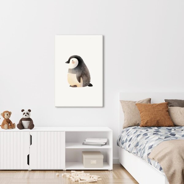 Quadro su tela – Cucciolo di pinguino adorabile