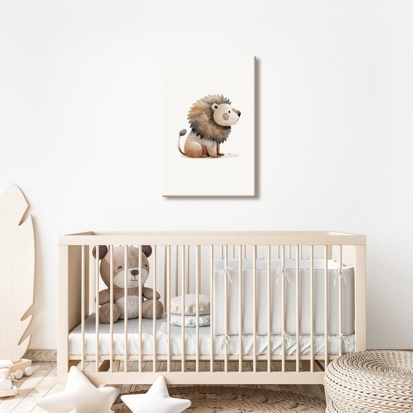 Quadro su tela – Leoncino carino