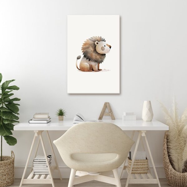 Quadro su tela – Leoncino carino