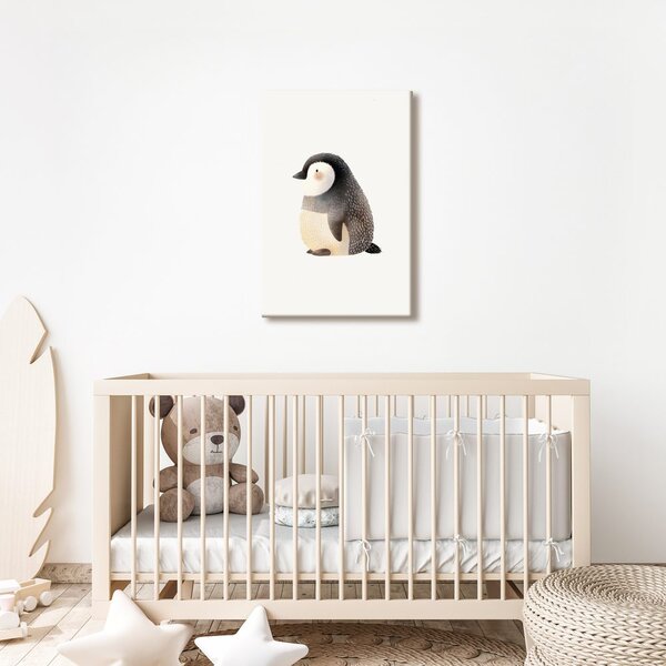 Quadro su tela – Cucciolo di pinguino adorabile