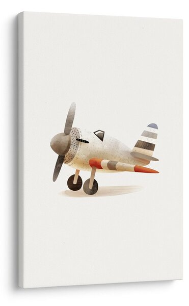 Quadro su tela – Aereo retrò in movimento