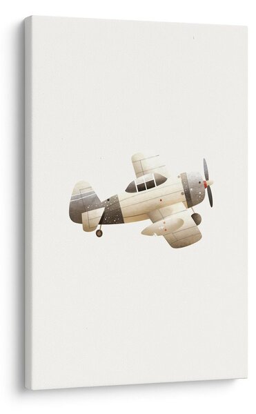 Quadro su tela – Aereo vintage in volo