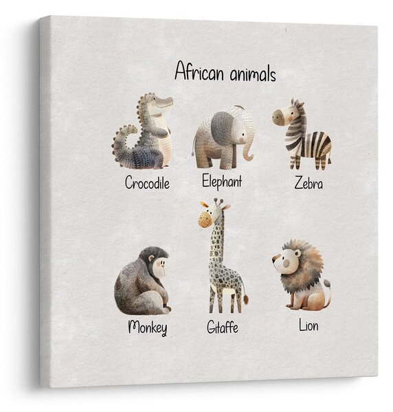 Quadro su tela – Animali africani