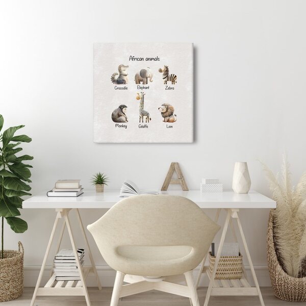Quadro su tela – Animali africani