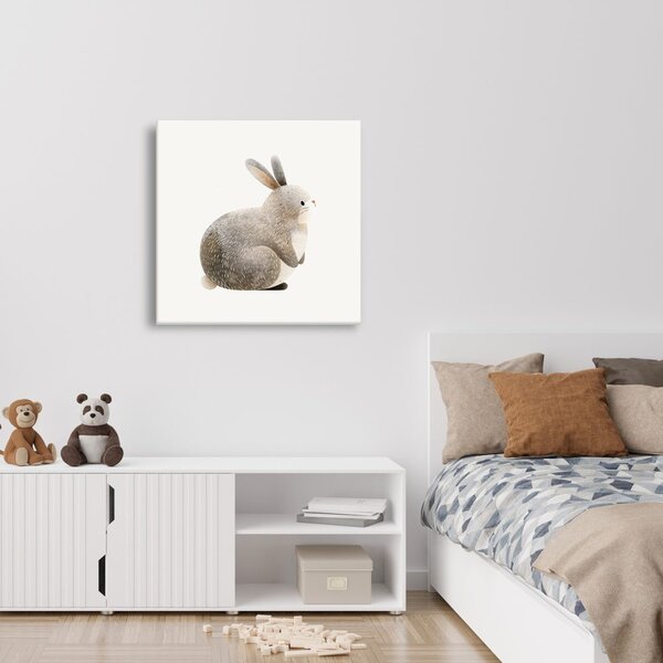 Quadro su tela – Coniglietto in un angolo tranquillo