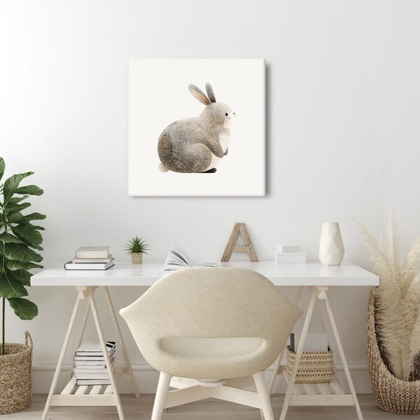 Quadro su tela – Coniglietto in un angolo tranquillo