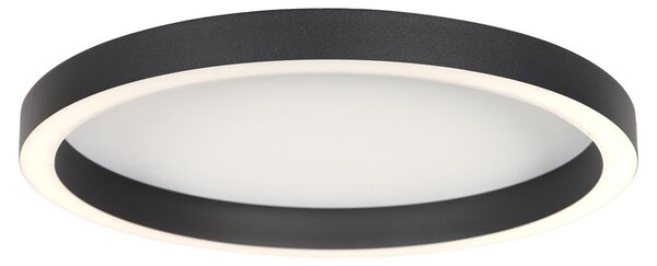 Plafoniera - nero - Ringlux - plastica metallo - Ø 40cm - LED - 4135ZW - Steinhauer