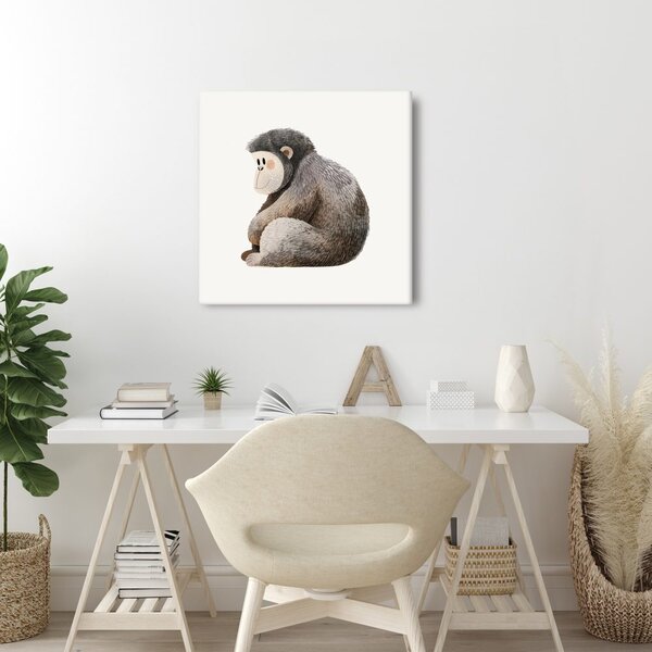 Quadro su tela – Scimmia adorabile