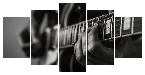 Quadri 5 pezzi – Melodia di chitarra