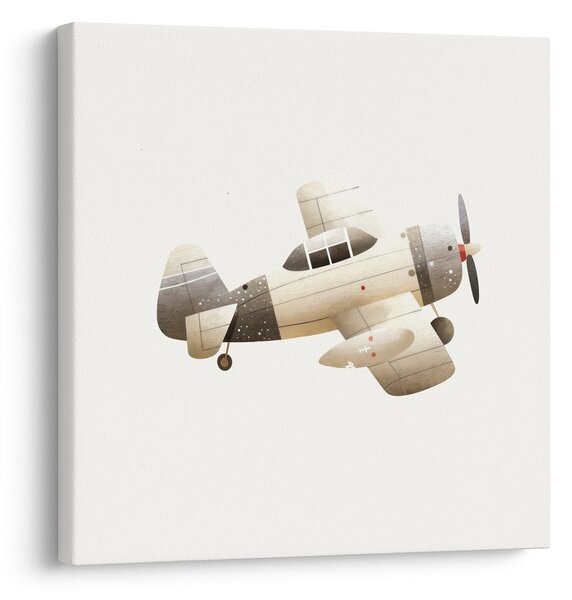 Quadro su tela – Pioniere dell'aviazione retrò