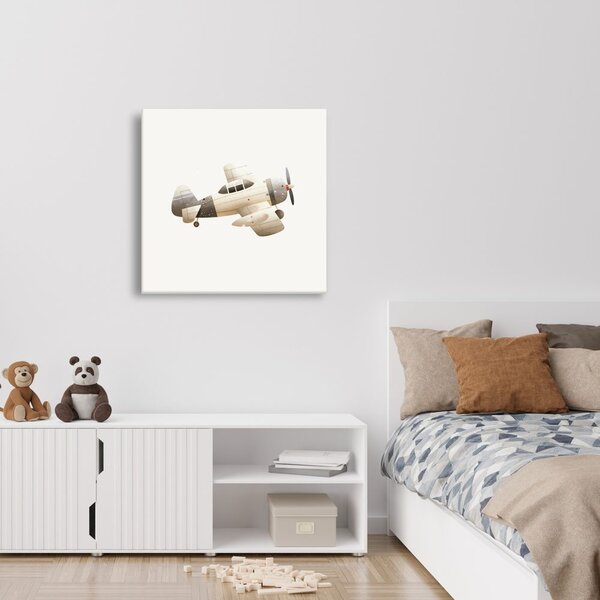 Quadro su tela – Pioniere dell'aviazione retrò