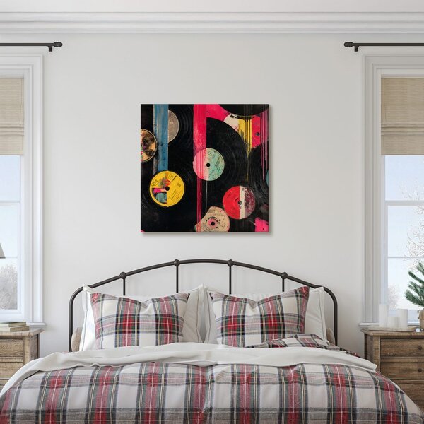 Quadro su tela – Fantasia di dischi in vinile