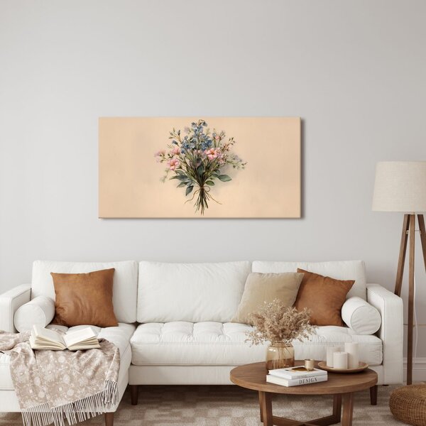 Quadro su tela – Sogno floreale pastello
