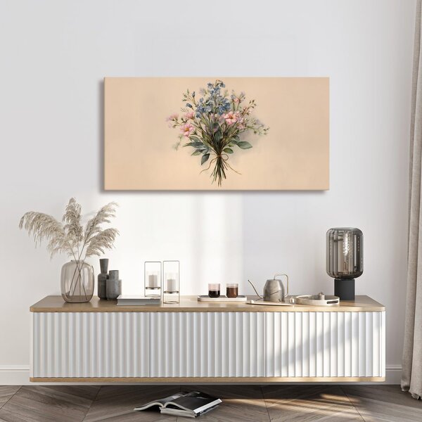 Quadro su tela – Sogno floreale pastello