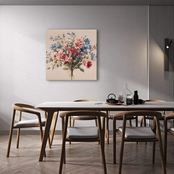 Quadro su tela – Delicata composizione floreale
