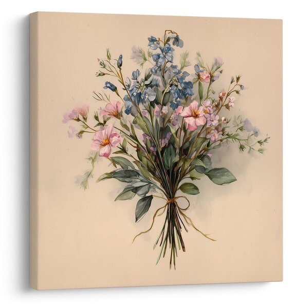 Quadro su tela – Tenero arrangiamento floreale