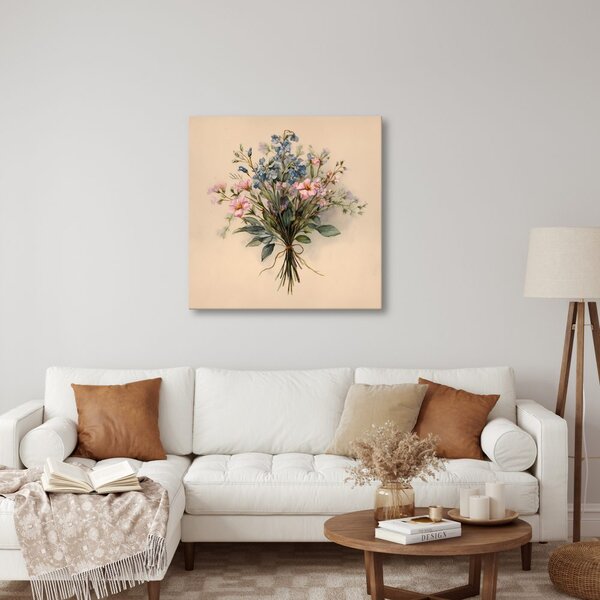 Quadro su tela – Tenero arrangiamento floreale