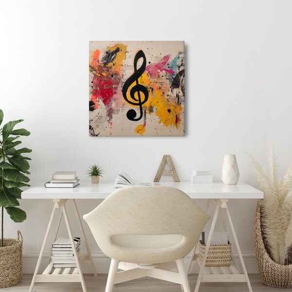 Quadro su tela – Composizione musicale artistica