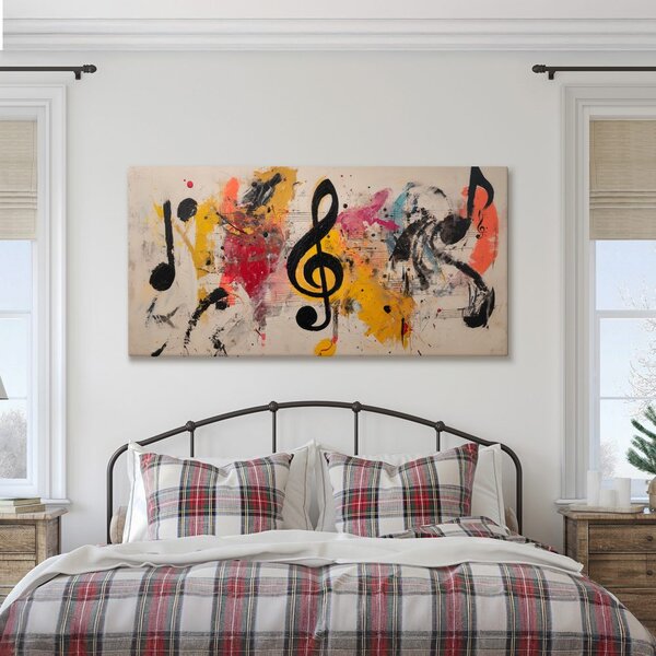 Quadro su tela – Melodia nei colori vivaci
