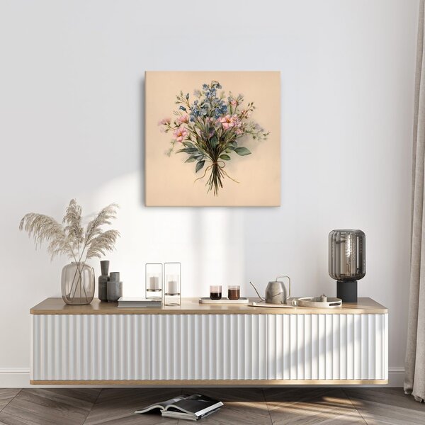 Quadro su tela – Tenero arrangiamento floreale