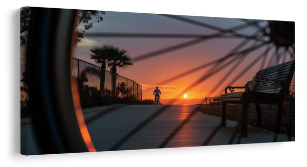 Quadro su tela – Giro serale in bicicletta