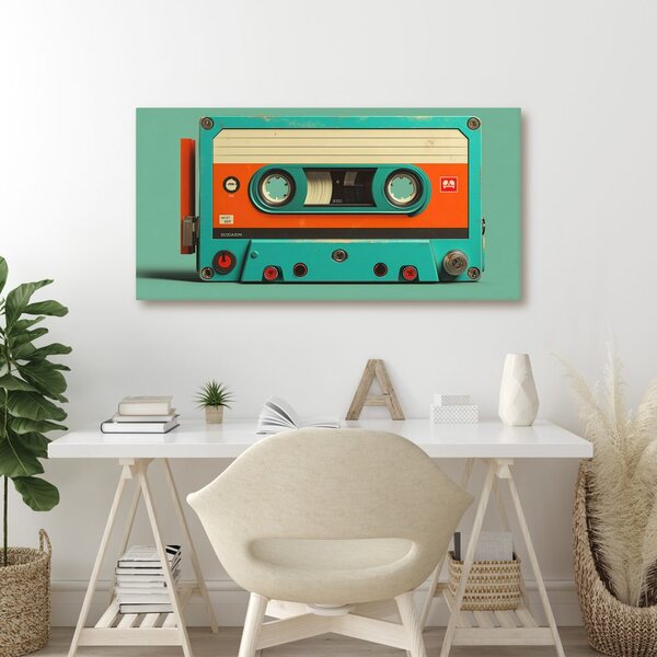 Quadro su tela – Cassette vintage