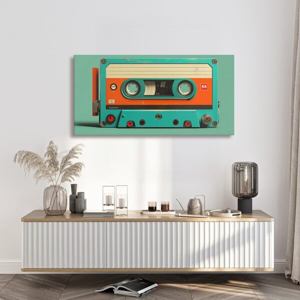 Quadro su tela – Cassette vintage