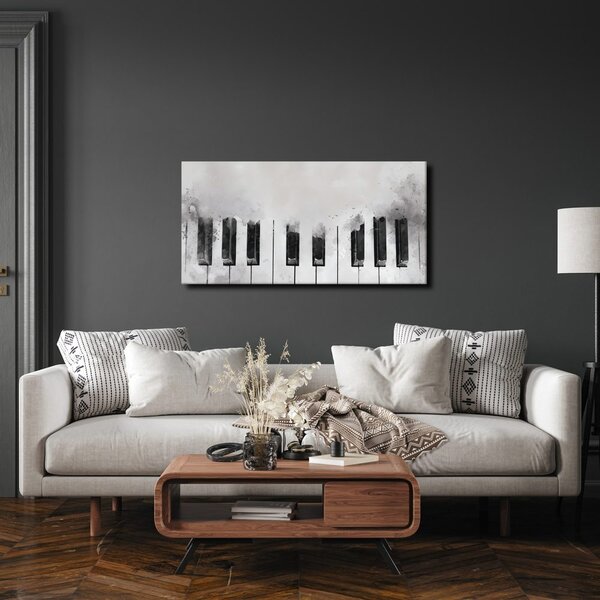 Quadro su tela – Musica in tonalità bianco e nero