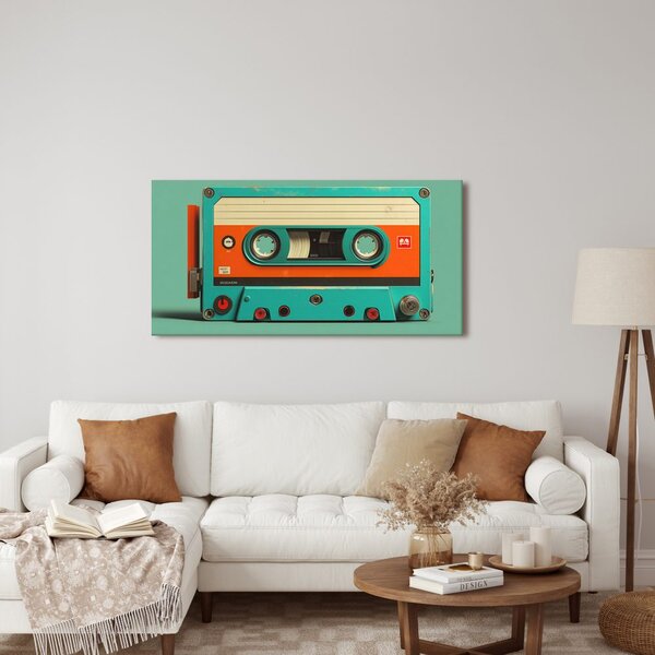 Quadro su tela – Cassette vintage