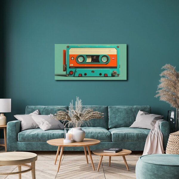 Quadro su tela – Cassette vintage