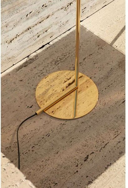 Lampada da terra FLOS, dimmerabile, Dorato / Ottone, Soggiorno, Metallo