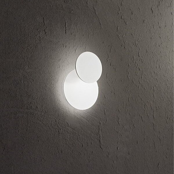 Applique moderna perenz drum 8229 b lc 22w led 1877lm metallo bianco orientabile inclinabile - Perenz