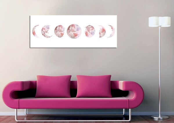 Dipinto 80x30 cm Moon - Wallity