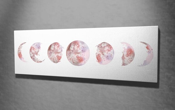 Dipinto 80x30 cm Moon - Wallity