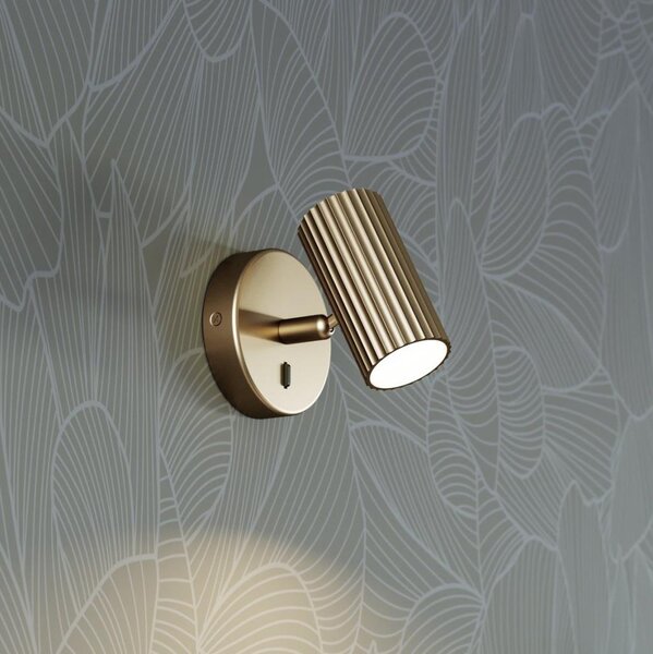 Eglo 902033 - Applique spot da parete PORTILLO 1xGU10/5W/230V dorata