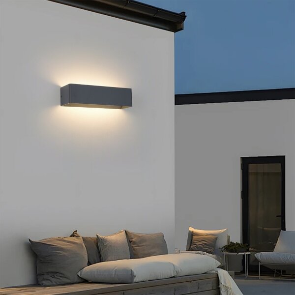 Brilagi -LED Applique da esterno DONNANI LED/12W/230V 30 cm antracite IP44