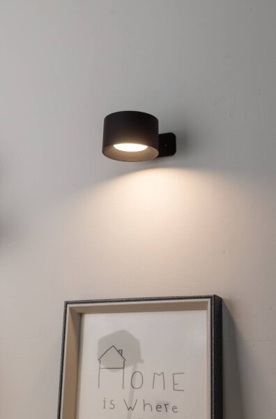 Eglo 74117 - Applique LED dimmerabile ricaricabile con controllo a sfioramento MURAGLIE LED/5W/5V 2000 mAh nero