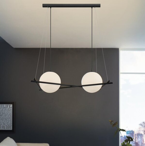 Eglo 39592 - Lampada a sospensione con cavo SALVEZINAS 2xE27/25W/230V